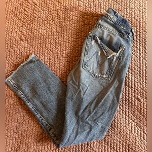 Mother straight leg jeans